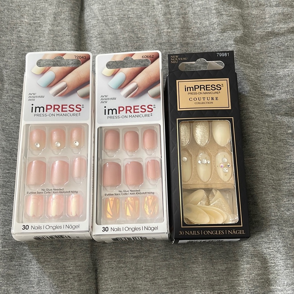 Impress Nails set of 3